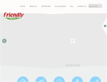 Tablet Screenshot of friendlyorganic.com